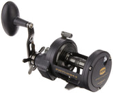 PENN Fathom II star-drag reel closeup showing rugged metal frame.