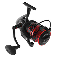 PENN Fierce III 8000 front view shows rugged metal body for harsh water conditions