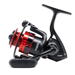 Penn Fierce IV 2000 reel box side view shows compact, portable fishing gear.