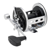 PENN Jigmaster 500L reel with on-water spool change for quick tackle adjustments.