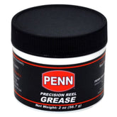 PENN Reel Grease 2oz tub packaging for easy reel lubrication.