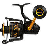 PENN Slammer IV Spinning Black Gold 22.2 oz main photo highlights rugged saltwater build for tough fights