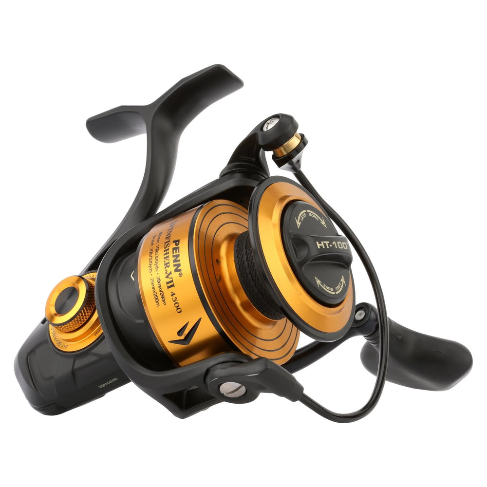 PENN Spinfisher SSVII4500 reel close-up highlighting sealed body for saltwater use.