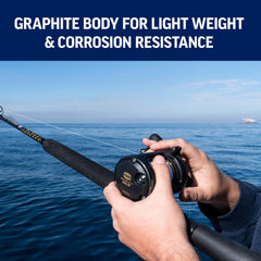 PENN Squall II 30LW spool supports steady line control and casting.