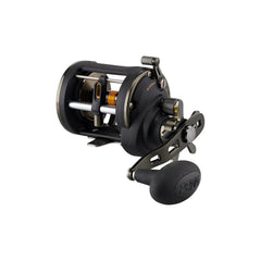 PENN Squall II level wind reel close-up showing durable components for smooth line control.
