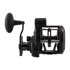 PENN Squall II side plate opened demonstrates fast gear access ease