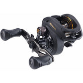 PENN Squall Low Profile Reel Black Smoke side view highlights compact, easy-to-handle casting