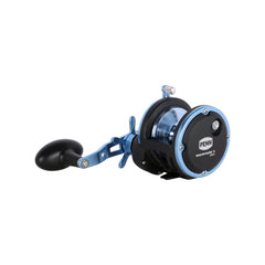 PENN Warfare II star-drag-size-20n sideplates graphite highlights corrosion resistance during saltwater battles.
