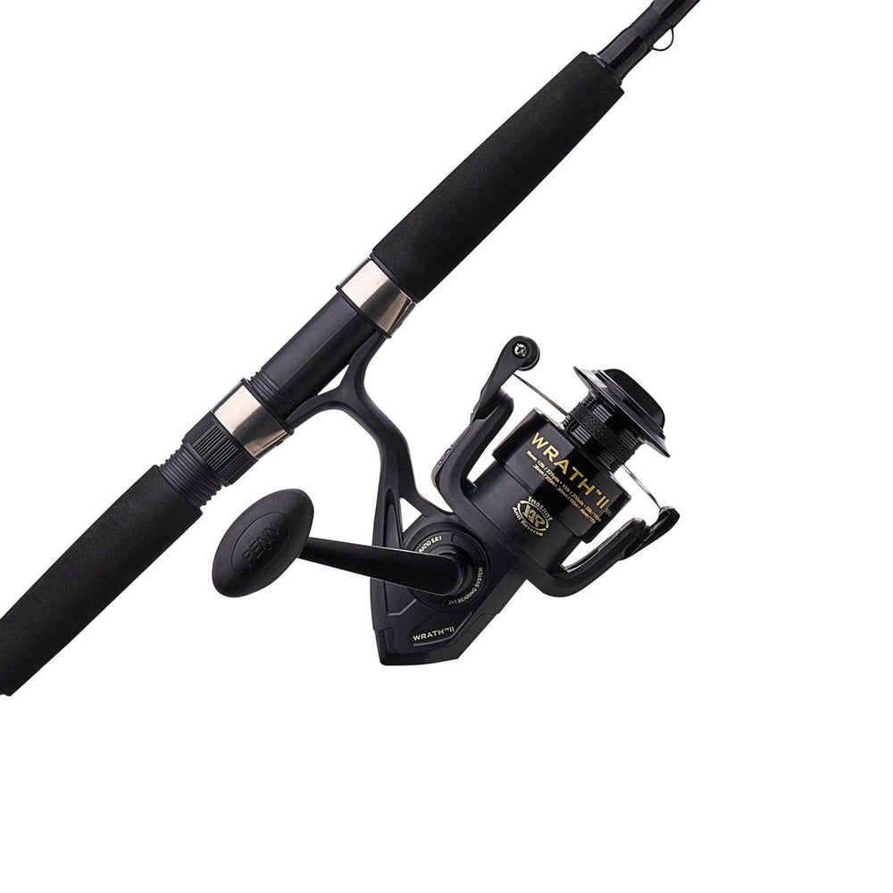 PENN Wrath II 8ft rod on display for versatile freshwater and saltwater use