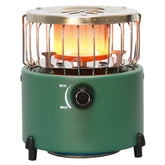 Peosaard camping heater with a compact design and carrying handle.
