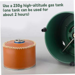 Peosaard removable flame guard enables switching between modes easily.