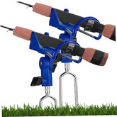 Peosaard fishing rod holder with 360° rotation for versatile angling setups.