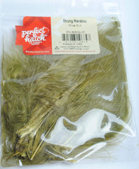 Perfect Hatch Strung Marabou Olive Dun PH-MRDQ-07 provides lifelike movement for versatile fly patterns.