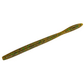 Perfection Lures Dudley’s Finesse Worm in green pumpkin—realistic profile for bass attraction.