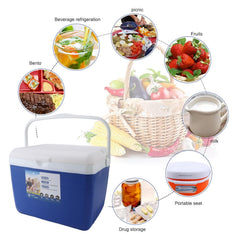 PerGar cooler's airtight lid preserves freshness during outdoor meals.