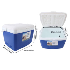 PerGar cooler with ergonomic handle eases carrying during camping trips.