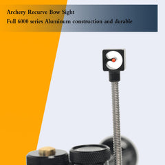 Perogen Recurve Bow Sight deluxe soft case protects gear during transit.