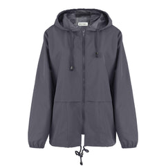 PESION jacket drawstring hem showcases snug, weather-sealing fit