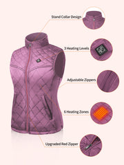PETREL heated vest inner pocket keeps the battery secure during outdoor activities.