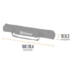Petromax Cooking Tripod Bag dual-zip top for quick secure access