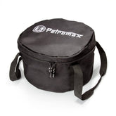 Petromax FT12 transport case top view showing rugged ripstop exterior for durable travel.