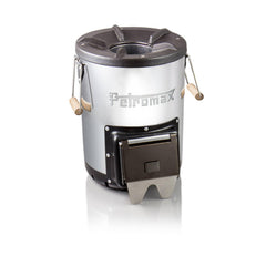 Petromax Rocket Compact Stove with cast iron surface delivers efficient campfire heat