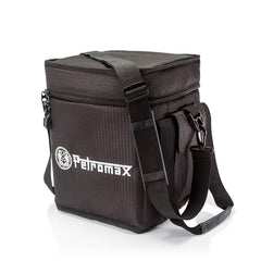 Petromax Rocket Stove Bag front view showing sturdy fabric and reinforced edges for protection.