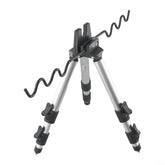 PETSTIBLE Fishing Pole Tripod Bracket Stand keeps rods organized and ready.