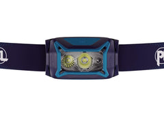 Petzl ACTIK CORE battery charge indicator helps plan charging on the trail