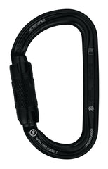 Petzl AM'D H-Frame twist-lock carabiner with glove-friendly ergonomics and 25 mm gate opening