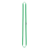 Petzl Anneau open sling green 120 cm side view for anchor setup.