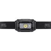 PETZL ARIA 1 RGB headlamp front view, compact and discreet for night tasks.