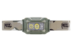 PETZL ARIA 2 RGB beam pattern illustrates even flood illumination for close-range work