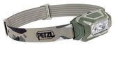 PETZL ARIA 2 RGB front view shows compact headlamp ready for night tasks