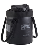PETZL BUCKET 15L self-standing bag keeps rope organized on site
