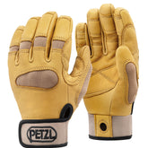 PETZL Cordex+ belay glove with reinforced leather for extended durability and secure grip.