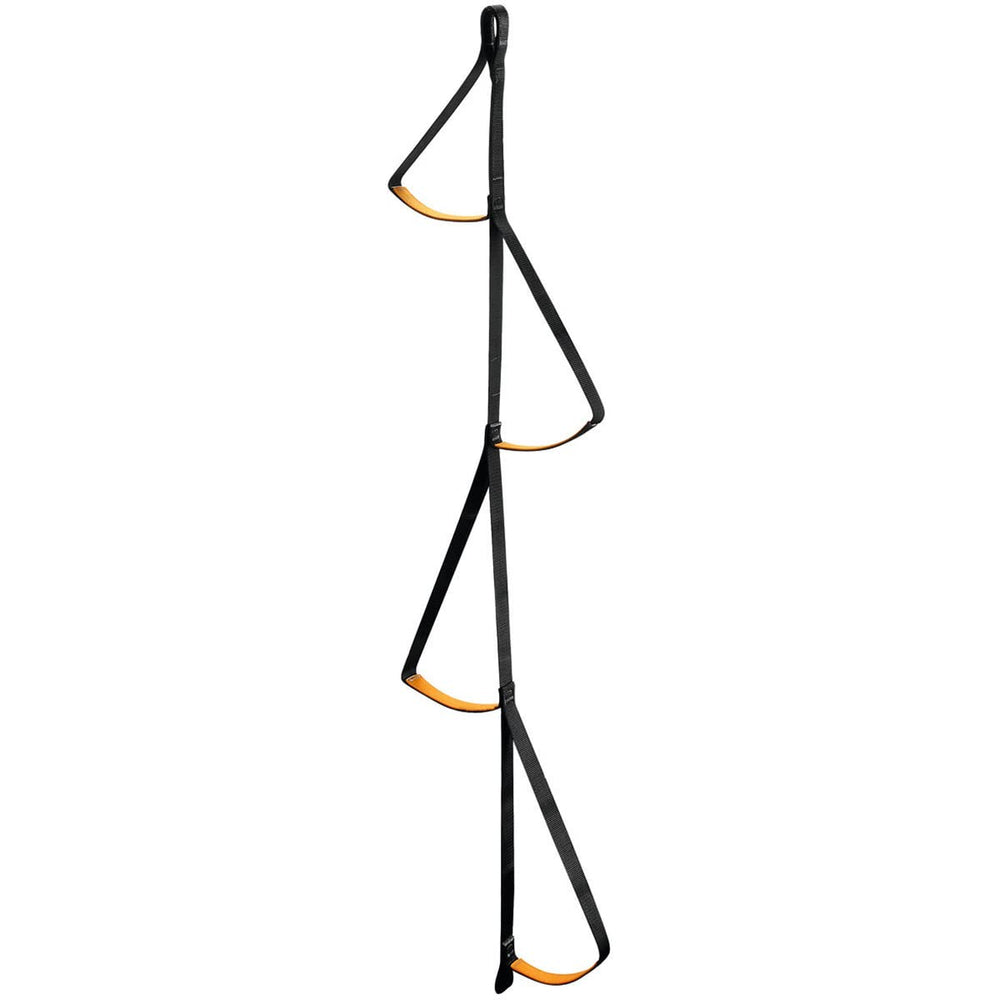Petzl Looping Etrier four-step pedal provides stable, comfortable footing for rope access.