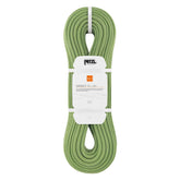 PETZL Mambo 10.1 mm green rope shows grip for gym climbs