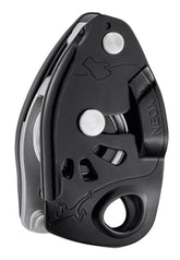 Petzl NEOX wheel pays out slack smoothly for lead climbing sessions
