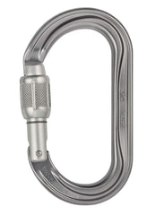 Petzl OK carabiner has an H-profile for better grip and reduced weight.