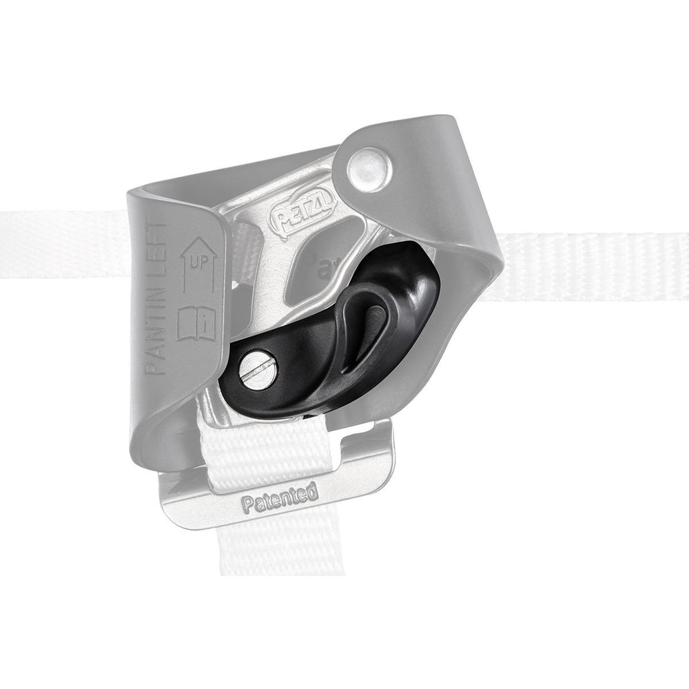 Petzl Pantin Catch Right for foot ascender secures rope during ascents.