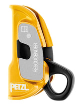 PETZL RescuCender openable cam-clamp for haul systems ensures quick rope setup and secure grip