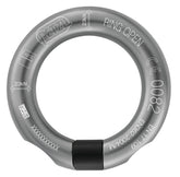 Petzl Ring Open close-up view showing omni-directional loading and compact aluminum body.
