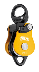 Petzl Spin L2 pulley with swivel for smooth orientation during hauling