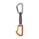 Petzl Spirit Express Quickdraw 12cm — front view for easy clip and reduced hand fatigue.