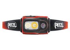 Petzl Swift RL showing Reactive Lighting mode auto-adjusts the beam.