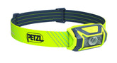 Petzl Tikka CORE headlamp front view demonstrates compact, versatile lighting for nocturnal activities.