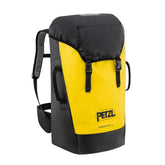 PETZL Transport 60L back-panel with padded comfort for heavy daily loads.