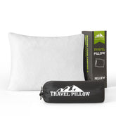 PEUJEW small shredded memory foam pillow in compact form for travel comfort