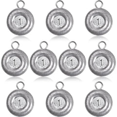 Pfeibk disc sinker weight 1oz, 10pcs